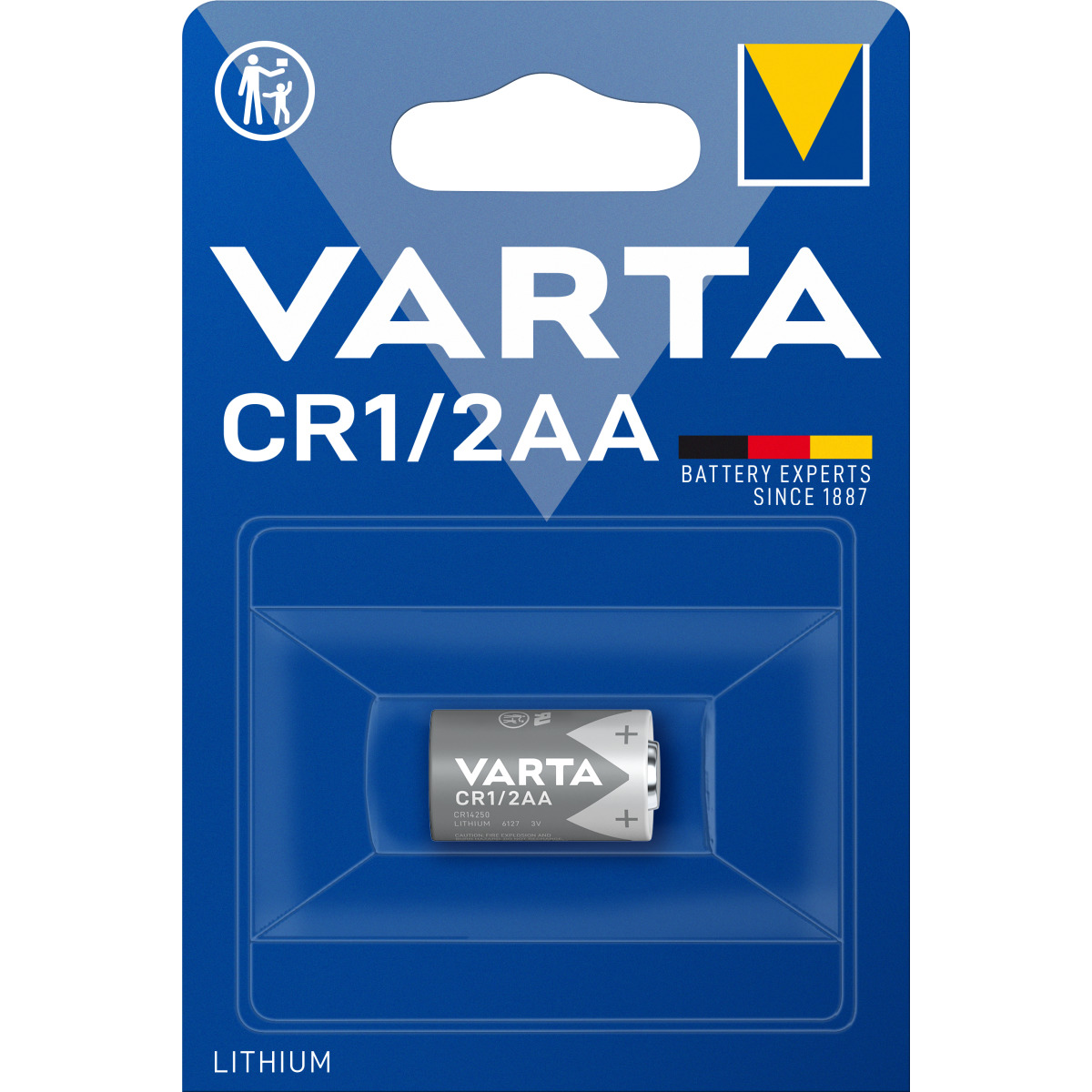 LITHIUM Electronics CR1/2AA Blister 1
